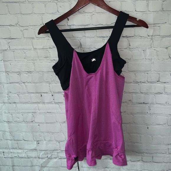 kyodan purple & black tank top size S - Picture 6 of 6